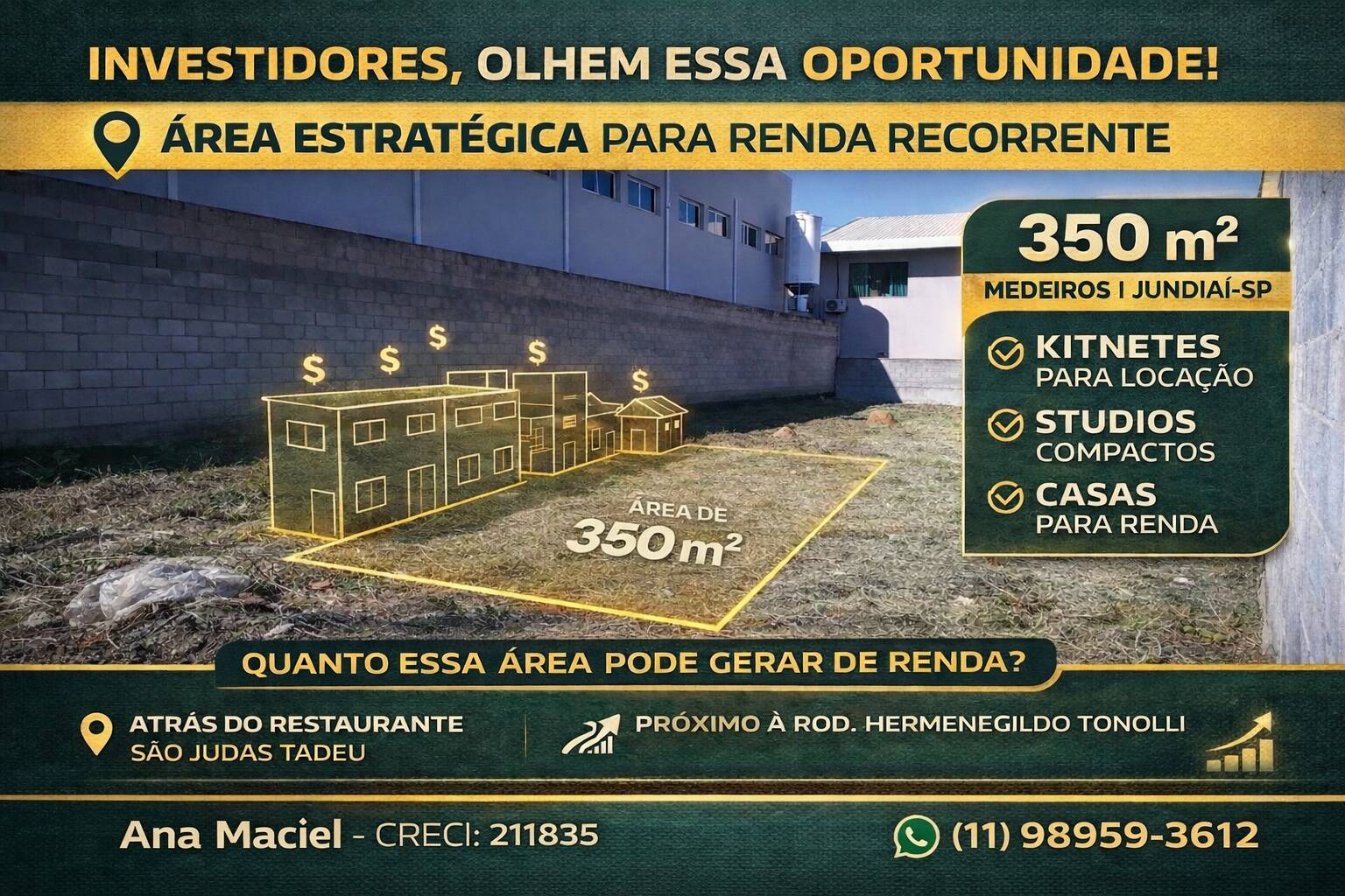 #261 - Área para Venda em Jundiaí - SP
